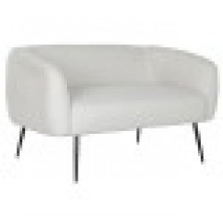 Фотьойл DKD Home Decor Черен Greige Пяна Дървен Метал Кадифе Scandi 129 x 75 x 73 cm - Дивани