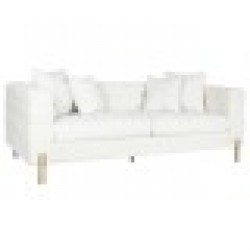 Фотьойл DKD Home Decor Бял Метал 205 x 85 x 73 cm - Дивани
