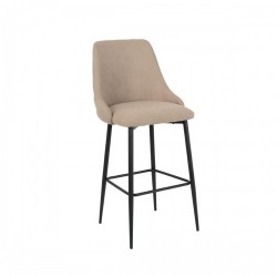 Табуретка DKD Home Decor Бежов Метал полиестер (53 x 57 x 110 cm) - Табуретки