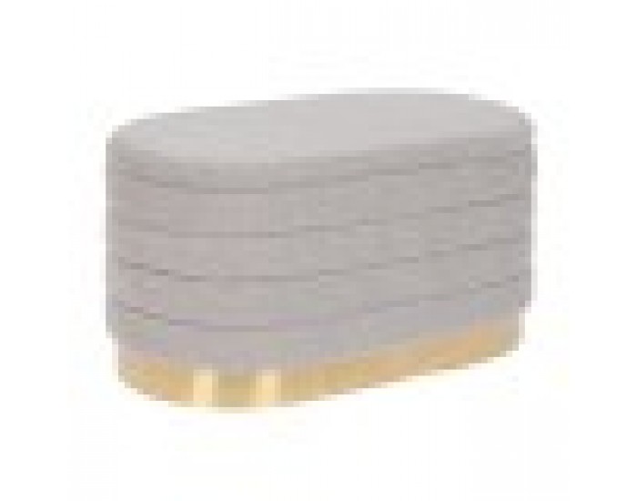 Табуретка DKD Home Decor Златен Светло сив Метал 80 x 41 x 40 cm Табуретка DKD Home Decor Златен Светло сив Метал 80 x 41 x 40 cm