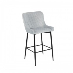 Табуретка DKD Home Decor 58,5 x 48,5 x 96,5 cm 48 x 55 x 100 cm Сив Метал - Табуретки