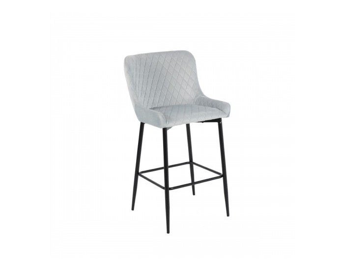 Табуретка DKD Home Decor 58,5 x 48,5 x 96,5 cm 48 x 55 x 100 cm Сив Метал