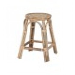 Табуретка Home ESPRIT Естествен плетена ракита Pатан 37 X 37 X 49,5 cm - Табуретки