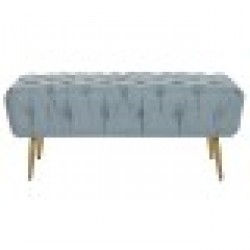 Табуретка DKD Home Decor 103 x 46 x 42 cm Син Златен Метал - Табуретки