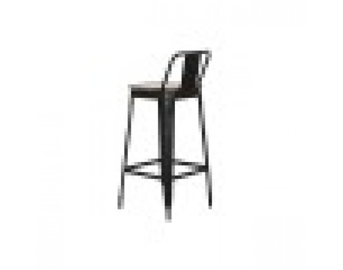 Табуретка Home ESPRIT Черен Дървен Метал 41 x 38 x 96 cm Табуретка Home ESPRIT Черен Дървен Метал 41 x 38 x 96 cm