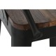 Табуретка Home ESPRIT Черен Дървен Метал 41 x 38 x 96 cm Табуретка Home ESPRIT Черен Дървен Метал 41 x 38 x 96 cm