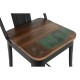 Табуретка Home ESPRIT Черен Дървен Метал 41 x 38 x 96 cm Табуретка Home ESPRIT Черен Дървен Метал 41 x 38 x 96 cm