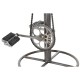Табуретка DKD Home Decor Сребрист Метал Светло кафяв Pатан (44 x 41 x 82 cm) Табуретка DKD Home Decor Сребрист Метал Светло кафяв Pатан (44 x 41 x 82 cm)