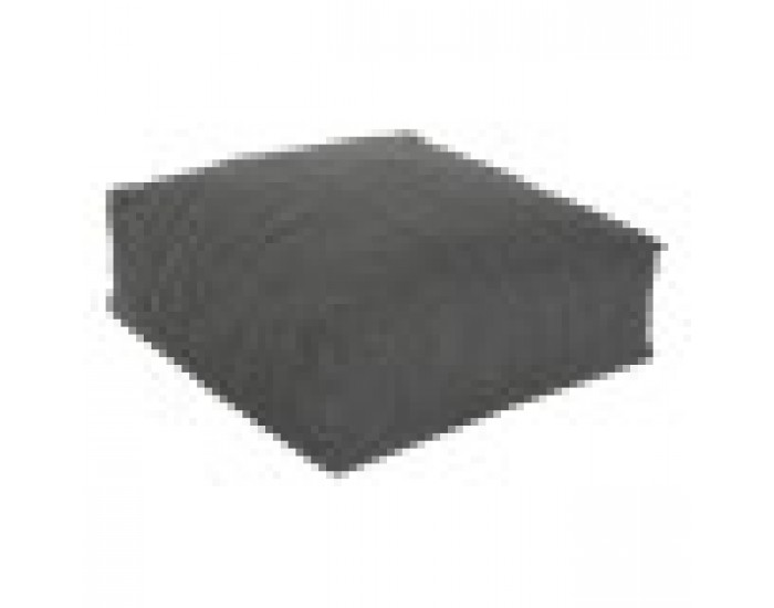 Пуф Home ESPRIT Сив 87 x 87 x 32 cm
