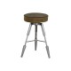 Табуретка Home ESPRIT Кафяв Сребрист Кожа Метал 39 x 39 x 57 cm Табуретка Home ESPRIT Кафяв Сребрист Кожа Метал 39 x 39 x 57 cm