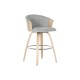 Табуретка Home ESPRIT Сив Дървен 58 x 56 x 86 cm Табуретка Home ESPRIT Сив Дървен 58 x 56 x 86 cm