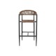 Табуретка Home ESPRIT Кафяв Черен Алуминий Pатан 52 x 55 x 105 cm Табуретка Home ESPRIT Кафяв Черен Алуминий Pатан 52 x 55 x 105 cm