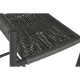Табуретка Home ESPRIT Черен Тъмно сив Алуминий Pатан 52 x 55 x 105 cm