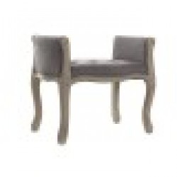 Табуретка DKD Home Decor Сив Естествен каучук 65 x 46 x 60 cm - Табуретки