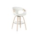 Табуретка Home ESPRIT Бял Дървен 55,5 x 52,5 x 92,5 cm
