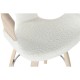 Табуретка Home ESPRIT Бял Дървен 55,5 x 52,5 x 92,5 cm