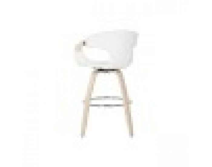 Табуретка Home ESPRIT Бял Дървен 55,5 x 52,5 x 92,5 cm