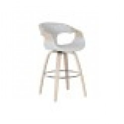 Табуретка Home ESPRIT Сив Дървен 55,5 x 52,5 x 92,5 cm - Табуретки