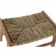 Табуретка DKD Home Decor 65 x 47 x 40 cm Естествен Тик Пластмаса Светло кафяв