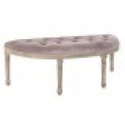 Табуретка DKD Home Decor Естествен Светло розово (125 x 43 x 48 cm) - Табуретки