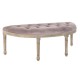 Табуретка DKD Home Decor Естествен Светло розово (125 x 43 x 48 cm)