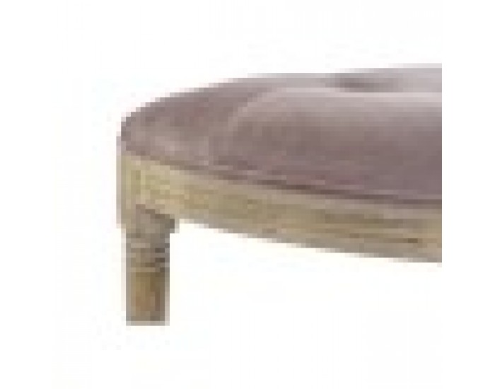 Табуретка DKD Home Decor Естествен Светло розово (125 x 43 x 48 cm)