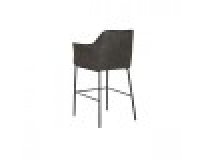 Табуретка DKD Home Decor Тъмно сив Метал 59 x 60 x 107 cm