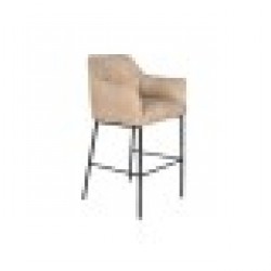 Табуретка DKD Home Decor Черен Бежов Метал 59 x 60 x 107 cm - Табуретки
