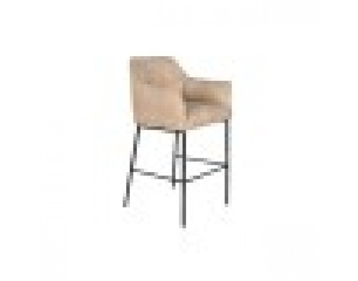 Табуретка DKD Home Decor Черен Бежов Метал 59 x 60 x 107 cm