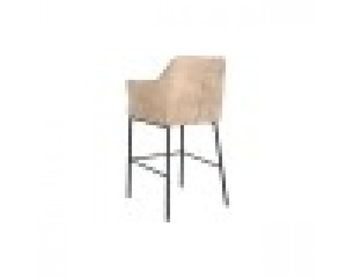 Табуретка DKD Home Decor Черен Бежов Метал 59 x 60 x 107 cm