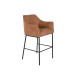 Табуретка DKD Home Decor Черен камила Метал 59 x 60 x 107 cm Табуретка DKD Home Decor Черен камила Метал 59 x 60 x 107 cm
