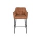 Табуретка DKD Home Decor Черен камила Метал 59 x 60 x 107 cm Табуретка DKD Home Decor Черен камила Метал 59 x 60 x 107 cm