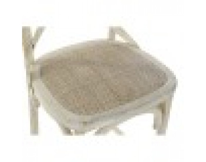 Табуретка DKD Home Decor Бял Pатан Бряст (48 x 55 x 116 cm) Табуретка DKD Home Decor Бял Pатан Бряст (48 x 55 x 116 cm)