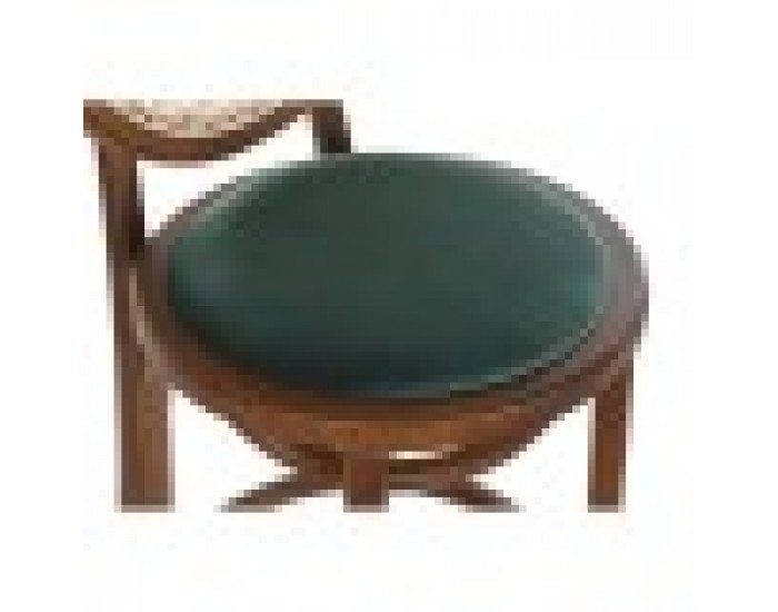 Табуретка DKD Home Decor Тъмно сив Pатан (43 x 43 x 108 cm)