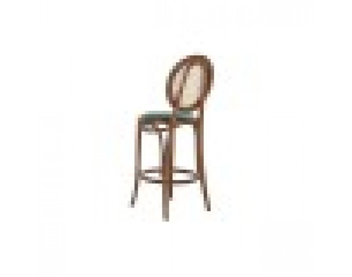 Табуретка DKD Home Decor Тъмно сив Pатан (43 x 43 x 108 cm)