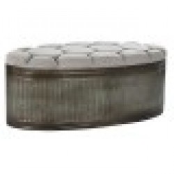Табуретка DKD Home Decor Бежов Метал полиестер Тъмно сив (121 x 44 x 47,5 cm) - Табуретки