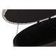 Табуретка DKD Home Decor Бежов Метал полиестер Тъмно сив (121 x 44 x 47,5 cm)