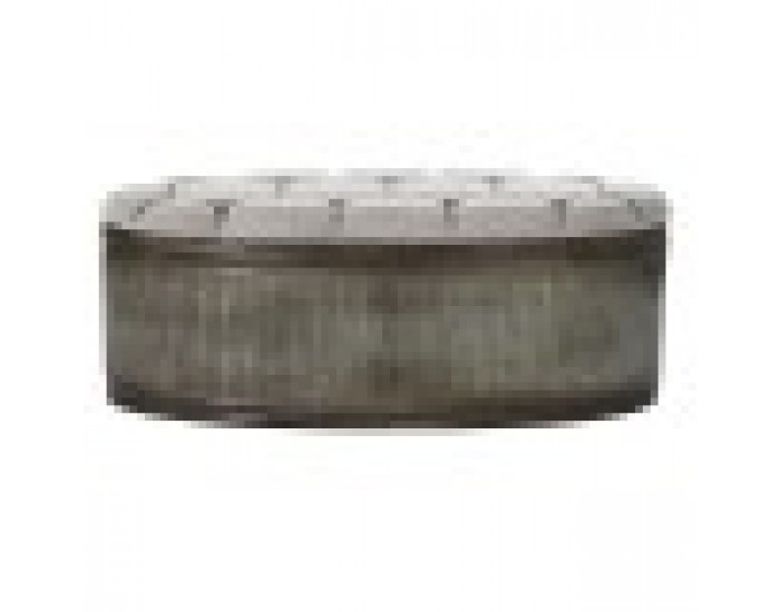 Табуретка DKD Home Decor Бежов Метал полиестер Тъмно сив (121 x 44 x 47,5 cm)
