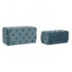 Табуретка DKD Home Decor, Син, 88 x 53 x 47.76 cm, 76 x 38 x 35 cm, 2 броя - Табуретки