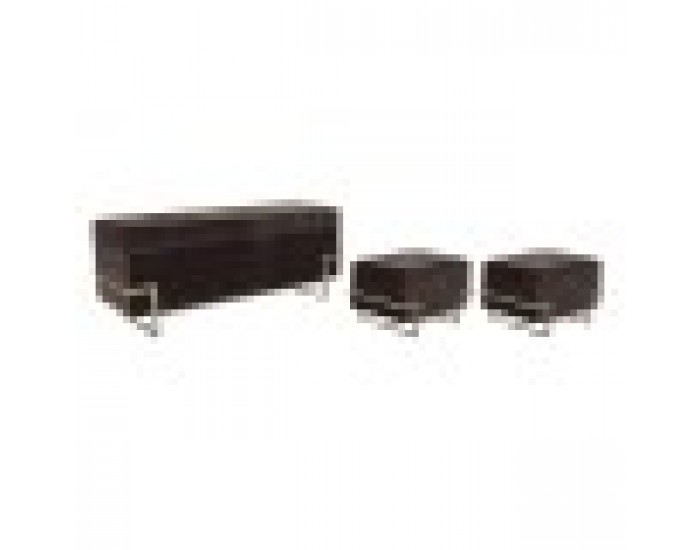 Табуретка DKD Home Decor Златен Кафяв (120 x 42 x 48 cm) (3 pcs)