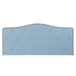 Табла за легло DKD Home Decor Син полиестер каучук (146 x 6 x 68 cm) - Легла