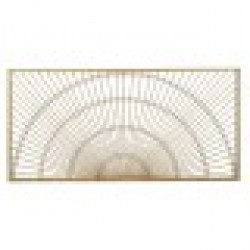 Табла за легло DKD Home Decor Кафяв Pатан (160 x 3 x 80 cm) - Легла