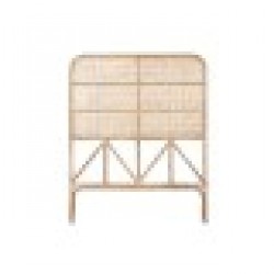 Табла за легло DKD Home Decor Естествен Кафяв Многоцветен Метал Бамбук 30 x 40 cm 100 x 4 x 90 cm 102 x 4 x 127 cm - Легла