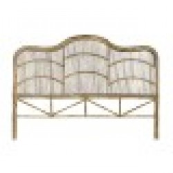 Табла за легло DKD Home Decor Естествен Pатан (178 x 4 x 128 cm) - Легла