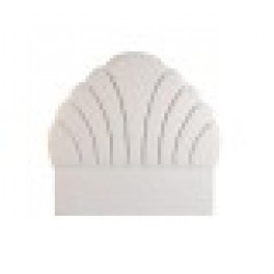 Табла за легло DKD Home Decor Бежов полиестер Дървен MDF (157 x 8 x 160 cm) - Легла