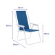 подплатен къмпинг стол Marbueno 59 x 83 x 51 cm подплатен къмпинг стол Marbueno 59 x 83 x 51 cm