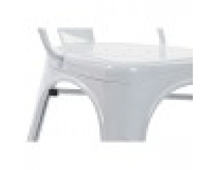 Стол DKD Home Decor Бял Метал 53 x 45 x 85 cm