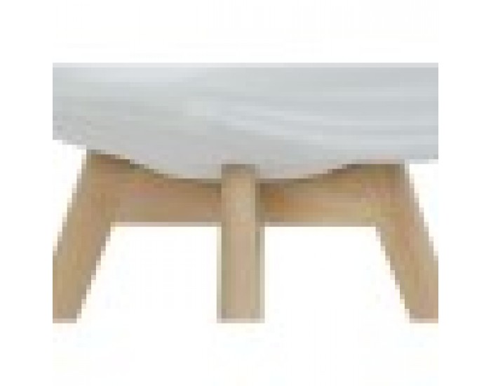 Стол DKD Home Decor Бял 48 x 56 x 83 cm