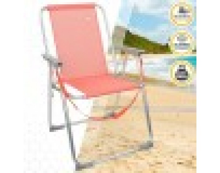 подплатен къмпинг стол Aktive Flamingo Корал 44 x 76 x 45 cm (4 броя) подплатен къмпинг стол Aktive Flamingo Корал 44 x 76 x 45 cm (4 броя)