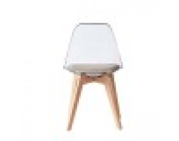 Трапезен стол DKD Home Decor Бежов Дървен Поликарбонат (54 x 47 x 81 cm)